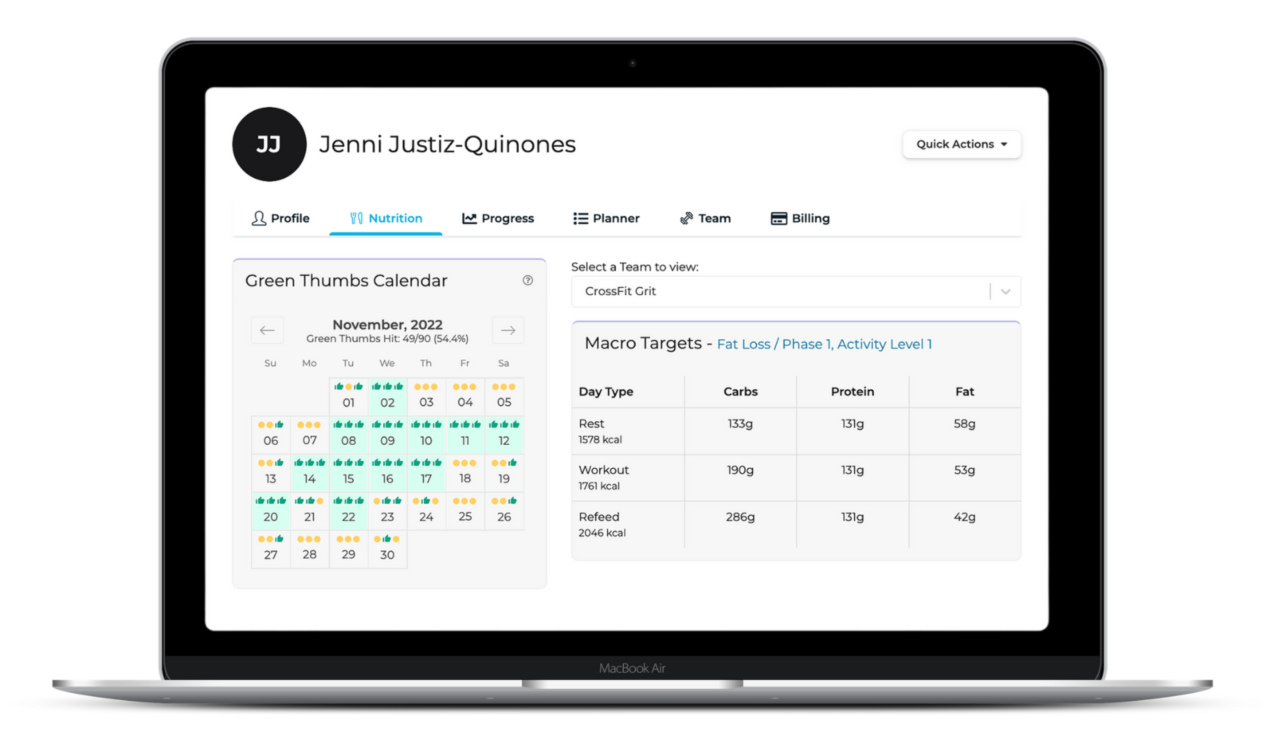 screenshot of Macrostax Team